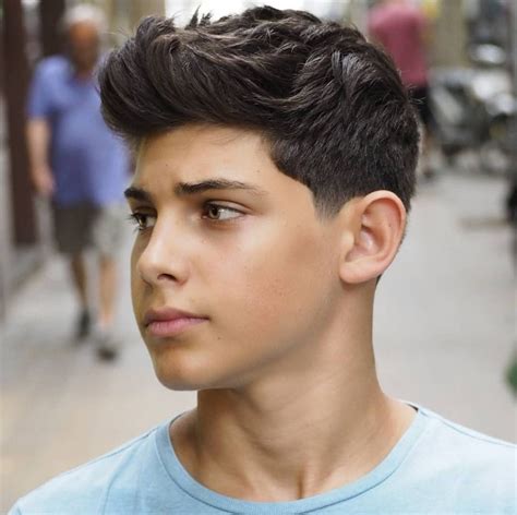 teenage boys haircuts|More.